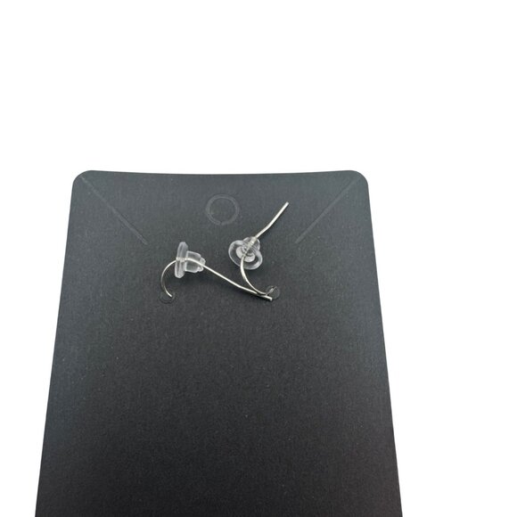 Red Teardrop Acrylic Dangle Earrings Stylish Hook Design Lightweight New - Picture 2 of 3